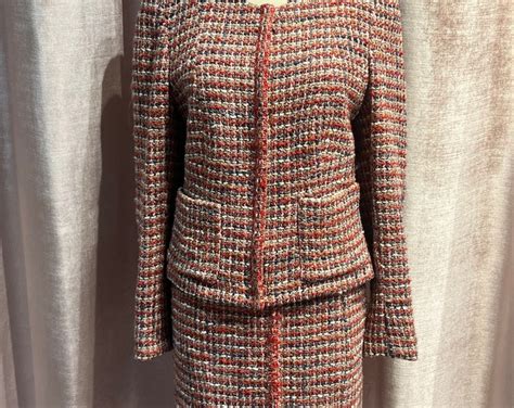 chanel business suit|vintage chanel tweed suit.